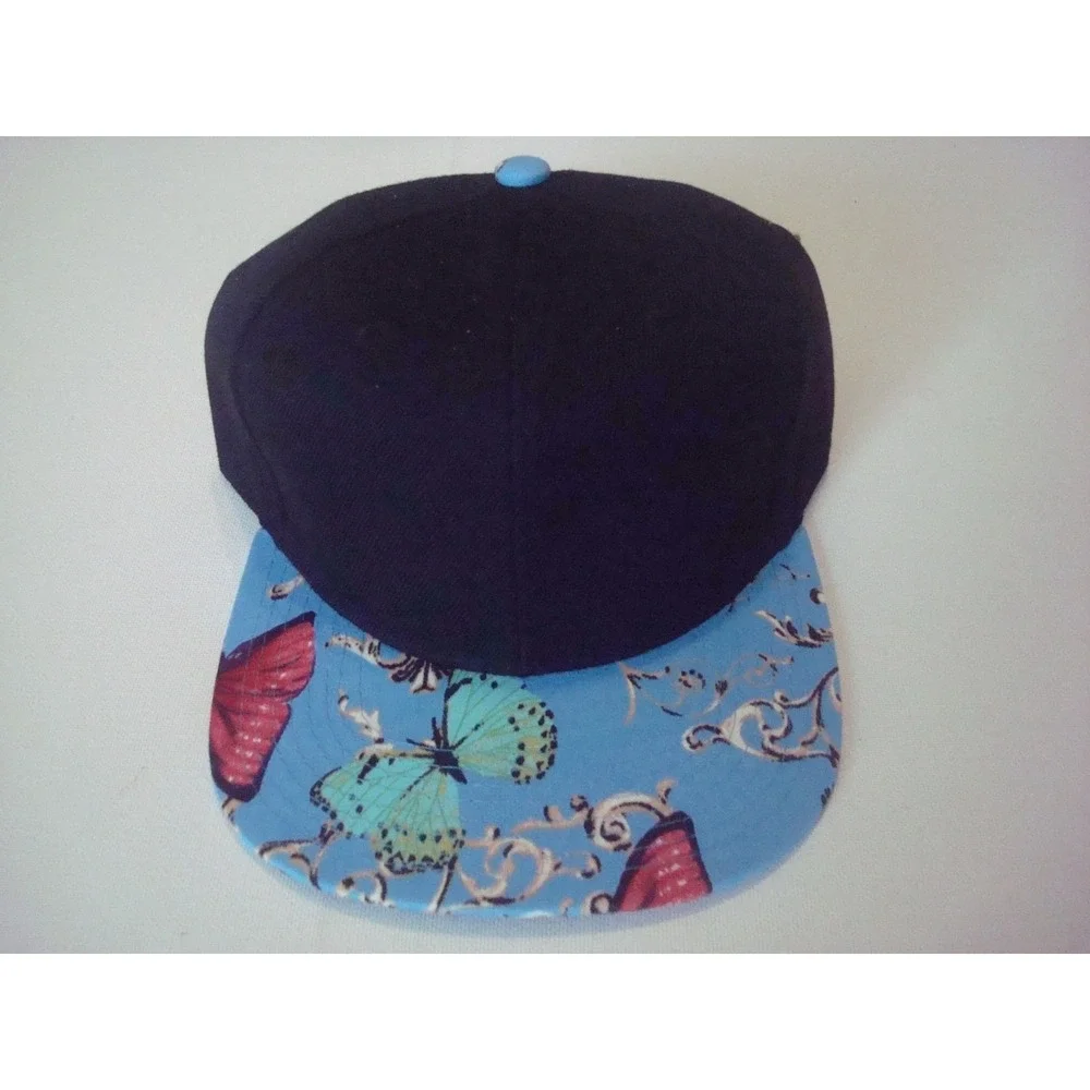 BUTTERFLY BLANK   GOLF SNAPBACK  BEACH 00S Y2K  HAT CAP VINTAGE  S2